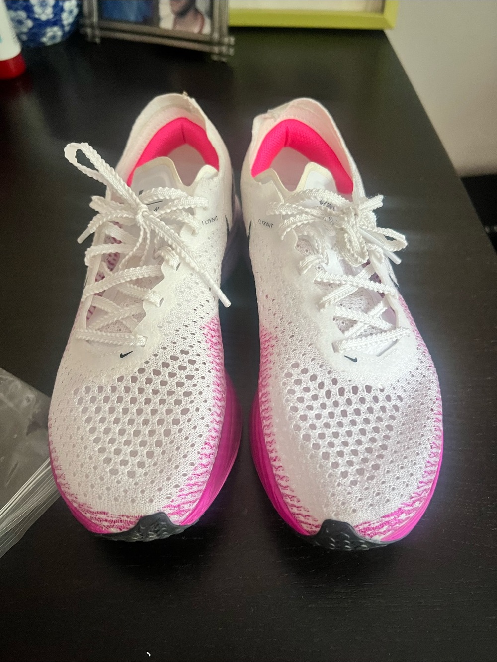 Nike ZoomX Vaporfly NEXT% 3 White Vivid Purple Black DV4130-104 Women's Size 6